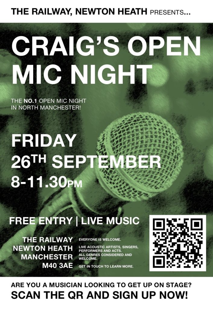 craigs open mike sept 25